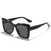 Gafas de sol de montura cuadrada grande tipo ojo de gato para mujer, Gafas de sol de moda europea y americana súper elegantes, Gafas de sol con protección UV