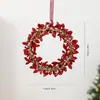 Juego de Adornos Navideños Translúcidos Rojos y Dorados, Combinación de Colgantes Navideños Acrílicos con Purpurina Vintage, Accesorios para Decoración de Árbol de Navidad