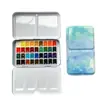 Kit de Tintas Aquarela 24 Cores 36 Cores Tinta Sólida para Nail Art Iniciantes Kit Inicial de Pintura Portátil Atacado