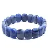 Joyería de Cristal Transfronteriza, Piedra Natural, Pulsera de Amatista de Moda para Mujer, Ojo de Tigre Multicolor con Etiqueta de Mano Facetada