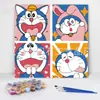 Pintura al Óleo Digital Niños Bricolaje Pintado a Mano Dibujos Animados Relleno de Color Pigmento Pintura Decorativa Pintada a Mano Fabricante Venta al por Mayor