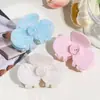 Pinza de Acetato Estilo Coreano Camelia Dulce Pinza de Tiburón de Gama Alta Pinza para el Cabello Accesorios para el Cabello de Lujo Ligero