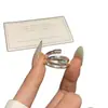 Anillo Distintivo de Múltiples Capas con Trenzado de Líneas para Mujer, Anillo Simple de Estilo Frío Elegante, Estilo Ins, Diseño de Nicho, Anillo para Dedo