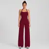 Conjunto de Colete Esportivo Cruzado com Gola Halter e Lindo Design nas Costas, Bojo no Peito, Colete Esportivo para Corrida e Yoga, Conjunto de Tops Esportivos Fitness para Mulheres