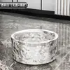 Mesa de Centro de Luxo para Quarto de Alta Aparência Mini Lixeira Fofa para Mesa com Tampa Tipo Prensa para Uso em Casa e no Carro