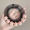 Herramienta para Peinar Flequillos y Recoger el Cabello de Niños, Peine Invisible para el Cabello, Pinza para el Cabello Linda para Niñas, Peine de Tirar para la Parte Posterior de la Cabeza