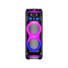 Nuevo Altavoz Bluetooth Inalámbrico para Fiesta con Luz de Colores, Iluminación Ambiental, Sonido Envolvente, Doble Woofer de 8 Pulgadas de Alta Potencia 80W para Exteriores