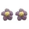 Estilo Niña de las Flores Hilo Flor de Ganchillo Accesorios de Flor Tejida Pétalos Abullonados DIY Venta al por Mayor Flores Artificiales