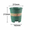 Maceta para Grosella Verde Resistente al Sol Plástico Espesado Resina Multiespecificación Maceta con Control de Raíces Transpirable Rábano Verde Maceta Montaña Verde Fabricante Venta al por Mayor