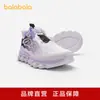 Sapatos Infantis Balabala, Tênis Esportivos Infantis, Sapatos de Corrida Respiráveis e Leves para Meninas, Primavera e Outono, com Cadarço e Fivela de Botão, Modernos e Fashion