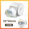 Papel Térmico Láser Holográfico para Etiquetas de Productos Nuevos Transfronterizos Adecuado para Jingchen K3 Hanyin N31 Papel Térmico Impermeable Cuatro Pruebas
