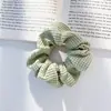 Scrunchie Fofo Estilo JK Acadêmico Coreano, Elástico de Cabelo para Meninas, Acessório de Cabelo
