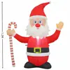 Decoração Inflável de Natal em Forma de Muleta, Modelo Inflável de Natal, Decoração Inflável para Festa ao Ar Livre e Pátio