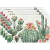 Placemats de Xadrez Geométrico de Limão Best-Sellers da Amazon Transfronteiriços Série de Animais de Fazenda Tapetes de Mesa de Jantar Tapetes de Isolamento Térmico