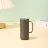 Nueva taza termo mini de acero inoxidable de pequeña capacidad de 2 oz transfronteriza, accesorio de viaje portátil con asa, taza de café