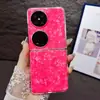 Adecuado para funda de teléfono Huawei Pocket2 con patrón de concha, nueva cubierta protectora de pantalla plegable P50 Pocket, anticaída para mujer
