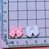 Série Rosa Vermelha Urso com Laço Coração Grampo Sapato Tamanco Capa de Celular Patch DIY Acessórios de Plástico