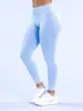 Pantalones de yoga de nueve puntos transpirables de secado rápido para fitness, estilo europeo y americano, de cross-border, sin costuras