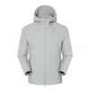 Chaqueta Softshell Suave para Exteriores de Color Sólido para Primavera y Otoño con Logotipo Impreso Personalizado para Hombres y Parejas, Resistente al Agua, Cortavientos, Chaqueta Softshell Impermeable