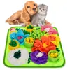 Tapete olfateador para perros para alimentación lenta, alivio del estrés, entrenamiento interactivo, adecuado para gatos, conejos y mascotas pequeñas, estimula la búsqueda de alimento y alivia la ansiedad