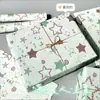 Papel de Regalo de Lunares Estrella Menta, Alto Valor Estético, Papel de Regalo para Cumpleaños de Uso Diario, Papel Engrosado para Envoltura de Regalos