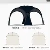Barraca de Camping Grande Tipo Domo para Exterior 3-6 Pessoas Impermeável para Família, Cortina de Proteção Solar e Mosquiteiro Opcionais