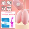 Suministros para Adultos Masturbador Femenino Huevo Vibrador Saltador Silencioso Ropa Interior Para Salir Estimulación Clitoriana USB Conversión de Frecuencia Doble Huevo Saltador