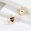 Nuevo broche en forma de corazón hebilla de bufanda de seda estilo neutro europeo y americano joyería estilo frío elegante anillo de amor en stock venta al por mayor