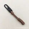 Zíper de Mola Removível Corda de Puxar Knotada de Poliéster Tecida Corda de Guarda-chuva Bolsa Externa Reparo Cabeça de Puxar Substituível
