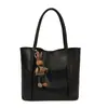 Bolso de Hombro Único de Cuero Encerado Aceitado Retro 2026 Nuevo Versátil de Gama Alta Bolso Tote de Gran Capacidad Moderno Elegante de Moda