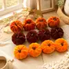Suministro Exclusivo Transfronterizo de Calabazas de Tela Artificial para Festival de Cosecha de Otoño, Calabazas Decorativas de Peluche para Halloween, Juego de Adornos Festivos