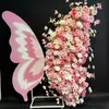 Flores de Borboleta Artificiais para Decoração de Dia dos Namorados, Grandes Buquês de Rosas, Locais Populares para Fotos, Pequenos Arranjos de Banquetes e Arranjos Florais