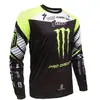 Camiseta de corrida de comércio exterior, camisa de ciclismo para estrada e off-road, camisa de pesca, roupa esportiva de secagem rápida, camiseta downhill respirável de gola redonda