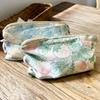Ins Bolso Clutch Pequeño Fresco Dulce Lindo de Fresa Bolsa de Almacenamiento Lavable de Tela Bolsa para Lápices Bolsa de Cosméticos Portátil