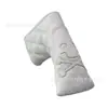 Funda para palo de golf calavera semicírculo grande tira recta PU tela impermeable funda para putter funda protectora en línea
