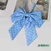 Punta color sólido lunares corbata de moño JK uniforme escolar estilo universitario collar de niña moño suministro directo de fábrica