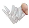 Calcedônia branco gelo gota d'água Jade contas soltas com furo ágata branca gota d'água pulseira colar acessórios contas soltas contas de jade