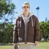 Casaco de algodão quente da moda estilo americano inverno 2026 novo moda dopamina jaqueta de algodão espessa peça externa