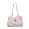 Bolso de lunares para mujer, nuevo y moderno bolso tote plisado de moda otoño 2026 para la escuela y el trabajo, bolso de hombro de gran capacidad