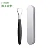 Fábrica de Origem Limpador de Língua Aço Inoxidável Design de Cabeça Dupla Raspador de Língua Bucal Portátil Conjunto de Limpador de Língua
