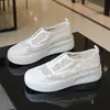 Zapatos de verano para mujer con estampado integral, mocasines slip-on ligeros y versátiles, zapatos de mujer de talla grande con suela plana, sandalias de pescador transpirables