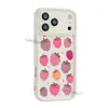 Funda para teléfono de fresas de gran venta transfronteriza para iPhone 17/18 Pro Max, con acabado mate y carcasa protectora de TPU resistente a caídas
