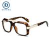 Defeng 18115 nuevas gafas de sol vintage de montura grande para hombre mujer tarjeta JIA er básica transfronterizas Europa y Estados Unidos