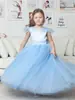 Vestido para Niña, Elegante Vestido de Princesa, Vestido de Noche Elegante para Niña Anfitriona de Piano en Otoño, Vestido Tutú de Dama de Honor para Boda