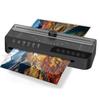 Nueva máquina laminadora de fotos doméstica con cortadora de papel, máquina de plástico para fotos, máquina selladora de plástico A4, máquina laminadora pequeña transfronteriza