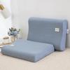 Funda de almohada de látex de algodón lavado un par de fundas de almohada de látex de algodón 60x40 algodón lavado algodón niños 50x30cm