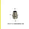 2346 pontos aço inoxidável redutor contraponto fio torre d'água bomba d'água pneumático mecânico tubo d'água 1 polegada 324050 redutor 304 contraponto fio