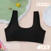 Sutiã de Algodão para Meninas Estudantes, Sutiã Anti-Impacto Esportivo para Puberdade com Colchetes, Roupa Íntima Externa para Adolescentes em Fase de Desenvolvimento