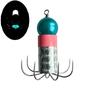 GEYAFISHING barco de pesca em alto mar pesca de costa cor pérola luminosa brilhante aço inoxidável banhado oito garras oito com oito anzol polvo