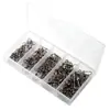Grapa giratoria americana pasador reforzado 100 Piezas conector anillo en ocho accesorios para equipo de pesca Cadena Luya